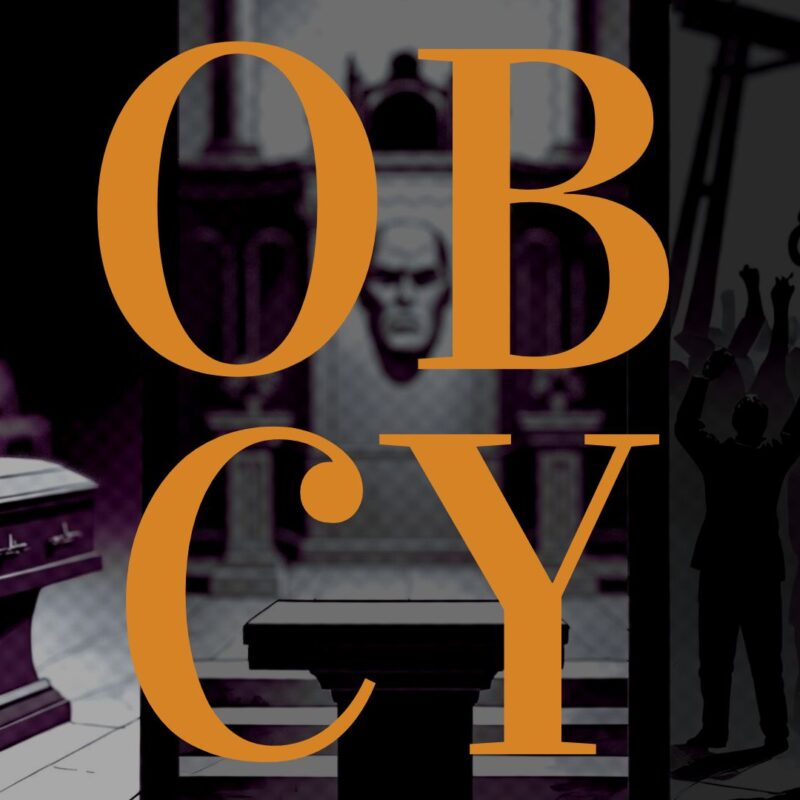 Grafika inspirowana książką "Obcy" Alberta Camusa.